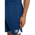 Navy-White - Back - Umbro Mens Total Training Shorts