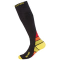 Yellow - Side - Pro-Tonic Womens-Ladies Compression Knee High Socks (1 Pair)