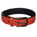 Chestnut - Back - Forest Mens Leather Belt