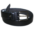 Black - Front - Forest Mens Leather Belt