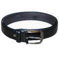 Black - Back - Forest Mens Leather Belt