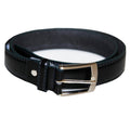 Black - Front - Forest Mens Leather Belt