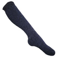 Navy - Front - Mens Thermal Wool Blend Long Wellington Boot Socks (1 Pair)