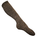 Brown - Front - Mens Thermal Wool Blend Long Wellington Boot Socks (1 Pair)