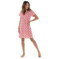Pink - Front - Follow That Dream Womens Strawberry Nightie
