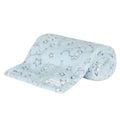 Sky Blue - Side - Babytown Baby Stars & Elephant Blanket