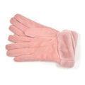 Pink - Front - Foxbury Womens-Ladies Sherpa Lined Gloves