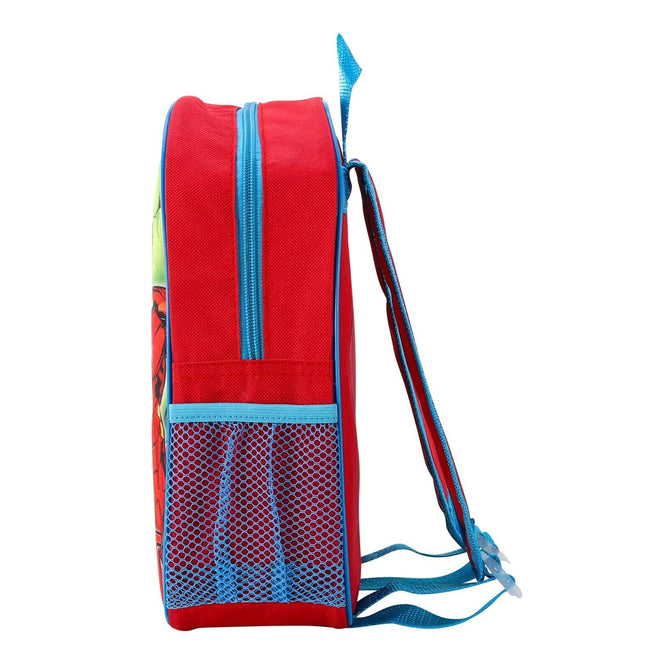 Red - Side - Marvel Avengers Childrens-Kids Character Backpack