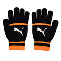 Black-Orange - Front - Puma Womens-Ladies Striped Gloves