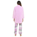 Pink - Lifestyle - Foxbury Womens-Ladies Sherpa Fleece Cardi Gown