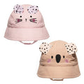 Cream - Back - Snuggle Shop Baby Girls Embroidered Bucket Hat