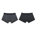 Black - Front - Wolf & Harte Mens Bamboo Rich Spotted Boxer Shorts (Pack Of 2)