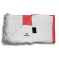 White-Red - Front - Hackett Hammam Beach Towel