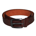 Brown - Front - Forest Mens Adult Textured Leather Belt