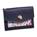Navy - Back - Forest Womens-Ladies Floral Fashion Purse