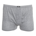 Black-Grey - Lifestyle - Tom Franks Mens Plain Jersey Boxer Shorts (3 Pairs)