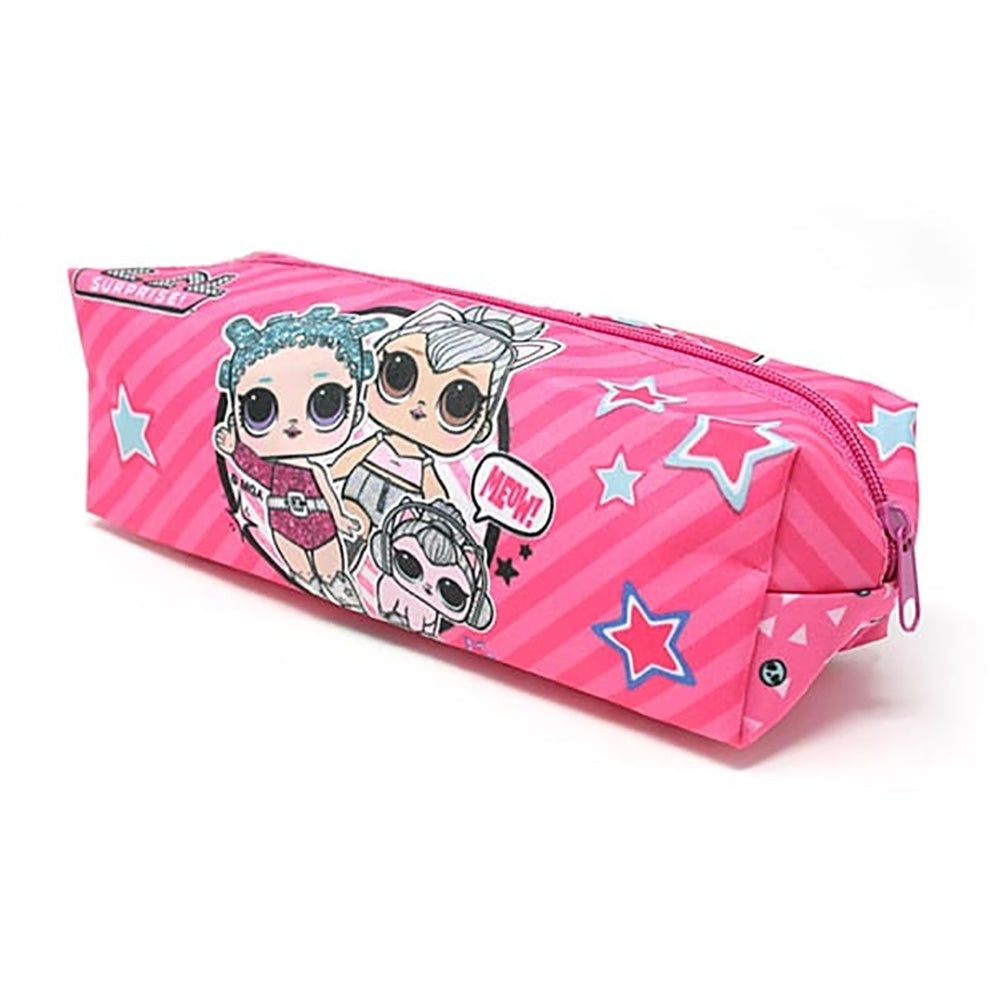 Pink - Back - LOL Surprise Rectangular Pencil Case