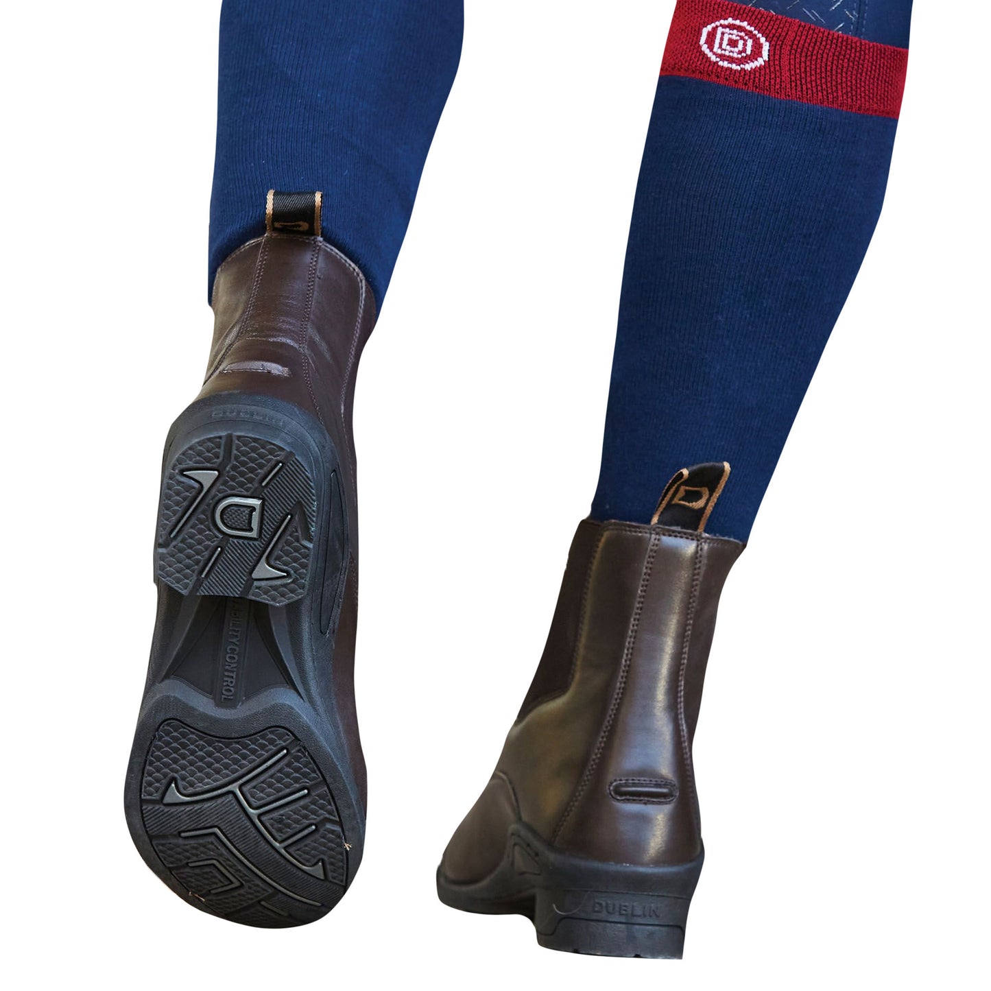 Brown - Side - Dublin Childrens-Kids Altitude Jodhpur Boots