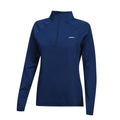 Navy - Front - Weatherbeeta Womens-Ladies Prime Long-Sleeved Base Layer Top