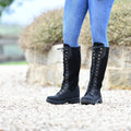 Black - Lifestyle - Dublin Unisex Adult Sloney Suede Country Boots