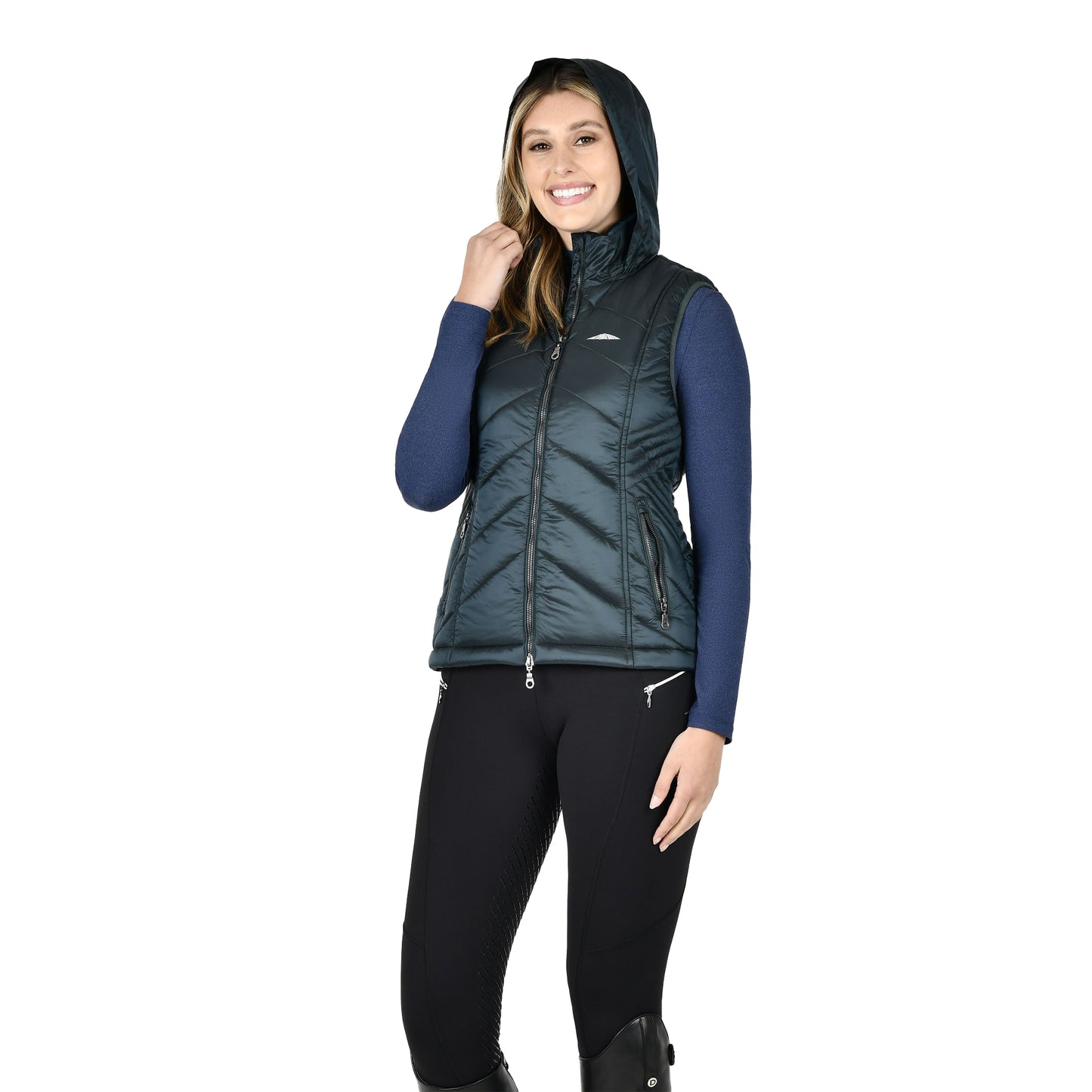 Pine - Side - Weatherbeeta Womens-Ladies Presley Riding Gilet