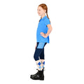 Coastal Blue - Side - Dublin Childrens-Kids Darcy Short-Sleeved Polo Shirt