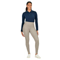 Beige - Lifestyle - Dublin Womens-Ladies Everyday Horse Riding Tights
