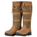 Dark Brown - Front - Dublin Unisex Adult River IV Leather Jodhpur Boots