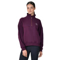 Purple Violet - Front - Dublin Womens-Ladies Quarter Zip Fleece Top