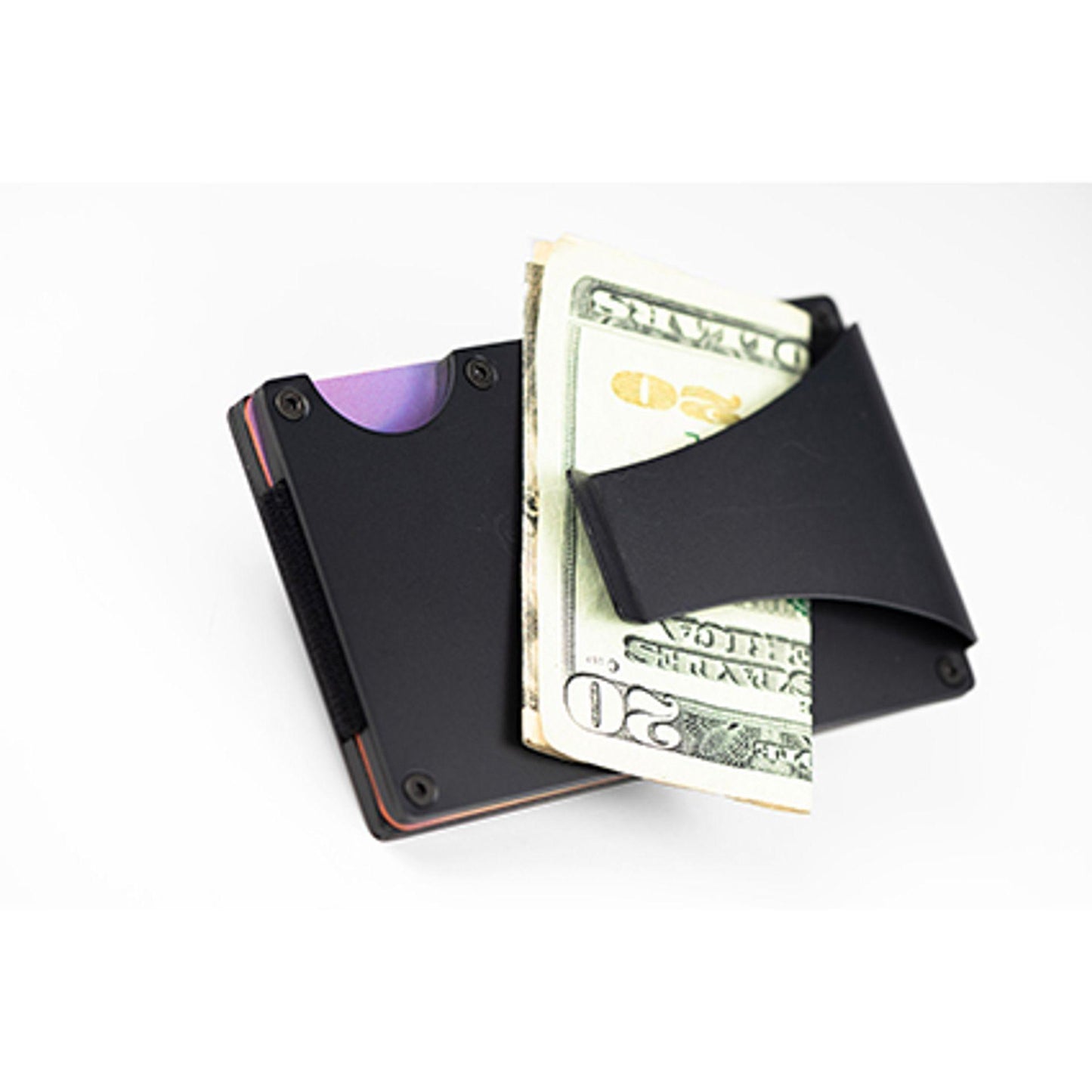 Black - Back - Mad Man Black Stainless Tactical Wallet