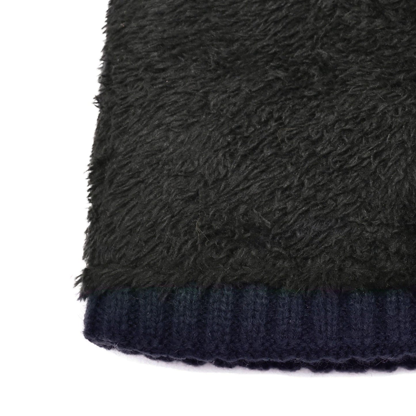 Navy blue - Pack Shot - Harvey Makin Layers Hat and Gloves Gift Set - Navy Blue
