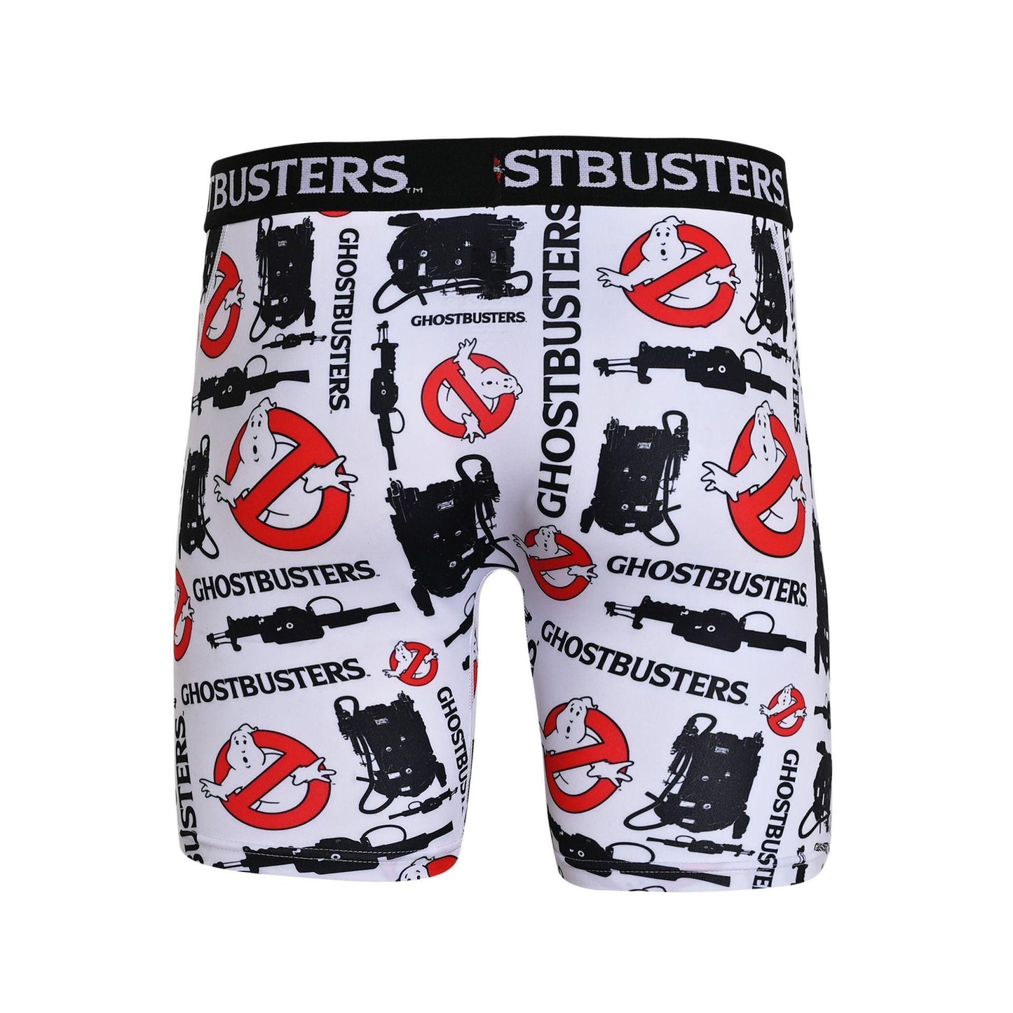 White - Back - Odd Sox Mens Boxers Ghosbusters - Medium