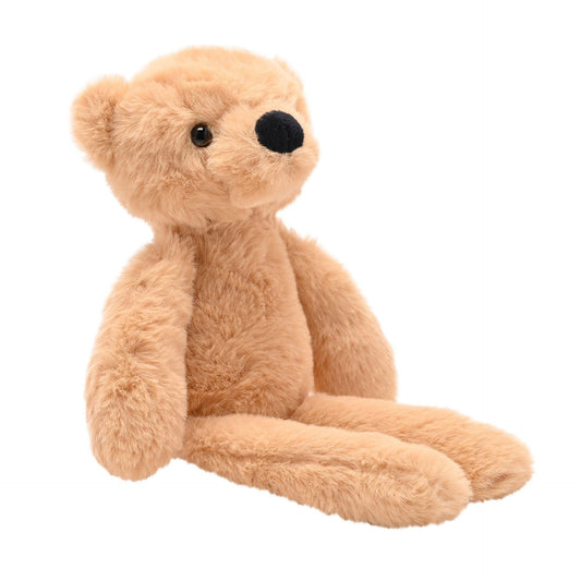 Light brown - Front - Hudson The Plush Long Leg Light Brown Teddy Bear 30 cm