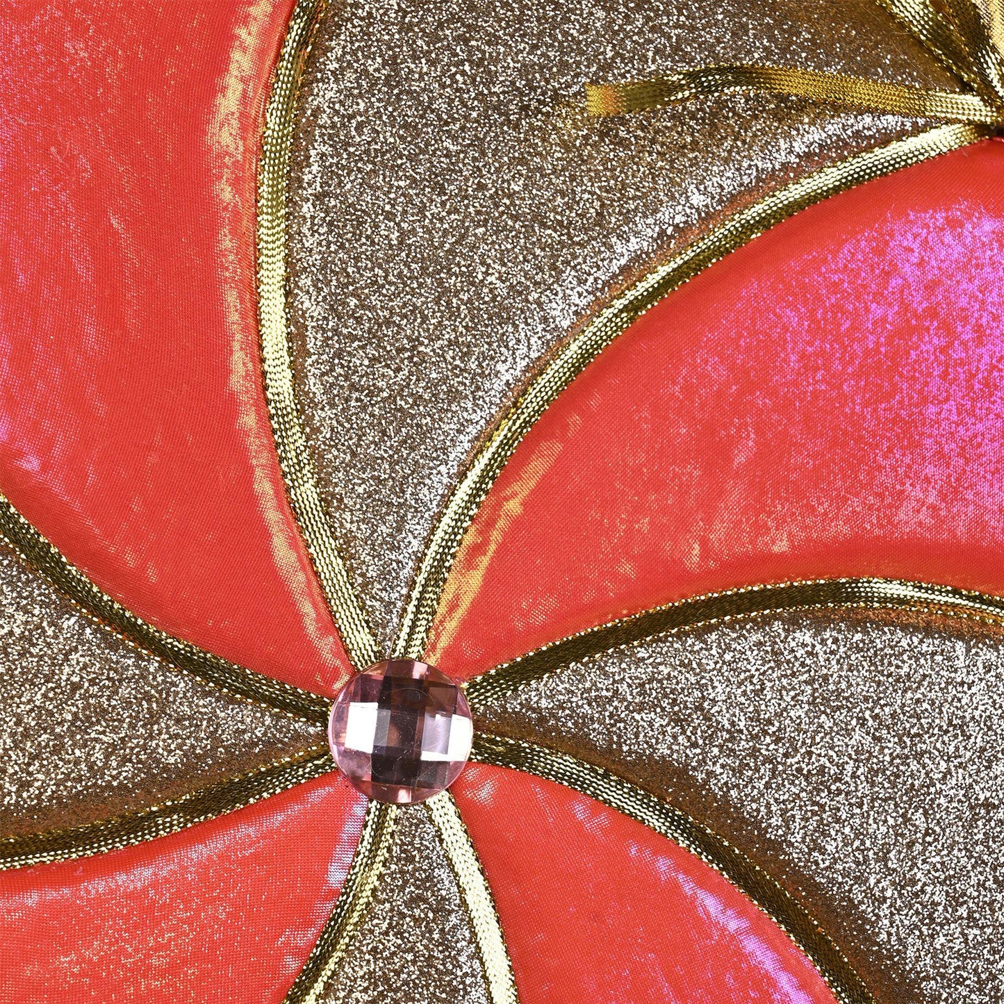 Gold - Side - Large Orange Sweetie Decoration