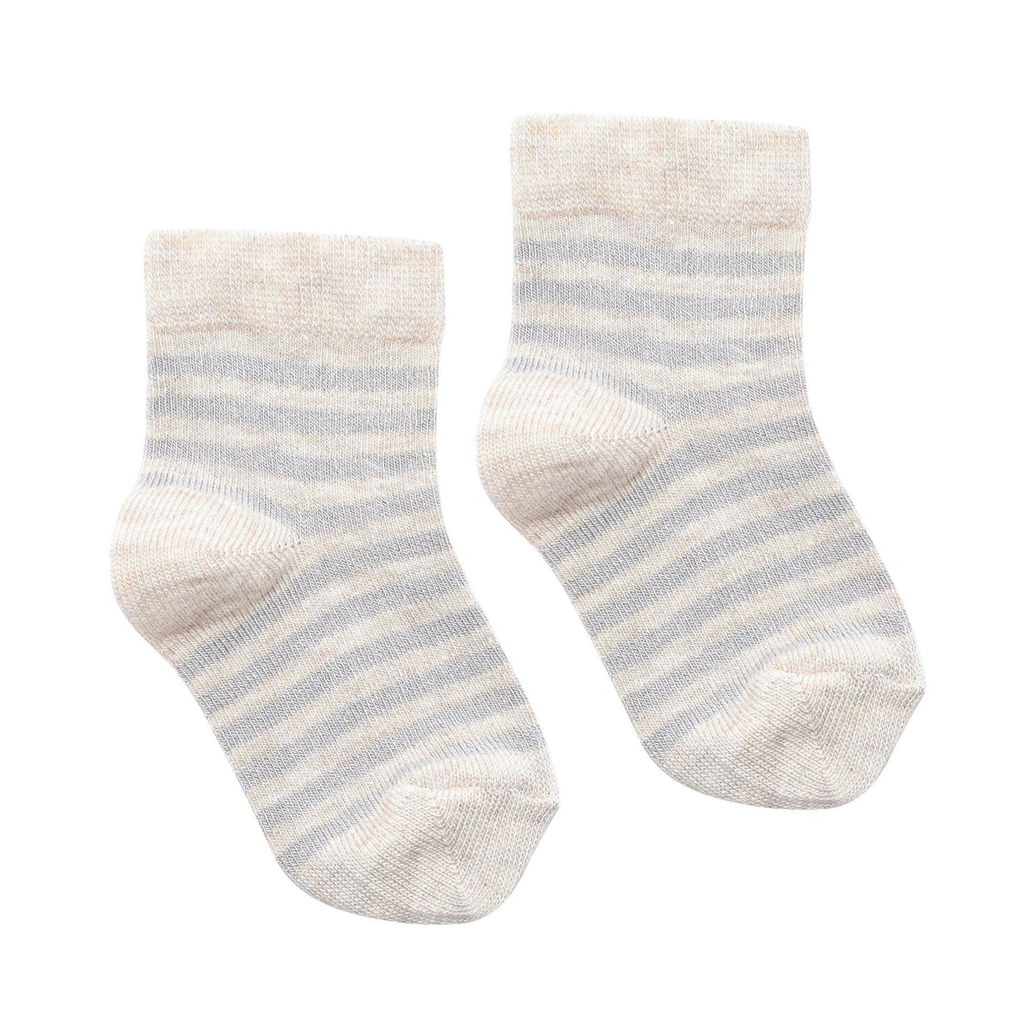 Beige - Close up - Bambino Socks Unisex Bear Gift Pack of 5 Pairs