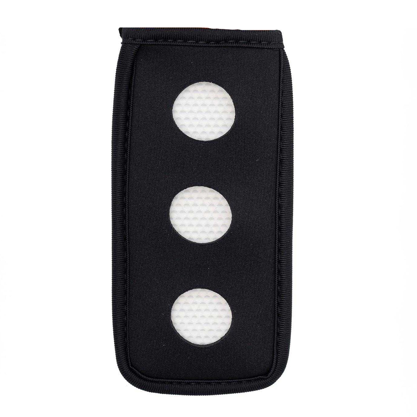 Black - Side - Harvey Makin Mad Man Neoprene Golf Ball Carry Bag
