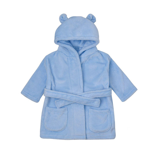 Blue - Front - Bambino Baby's First Dressing Gown - Blue 3-6 Months