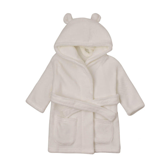 White - Front - Bambino Babys First Dressing Gown - White 3-6 Months
