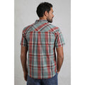 Mineral Blue - Lifestyle - Weird Fish Mens Judd Checked Organic Cotton Short-Sleeved Shirt