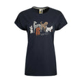 Navy - Front - Weird Fish Womens-Ladies Walkies Slub Organic T-Shirt