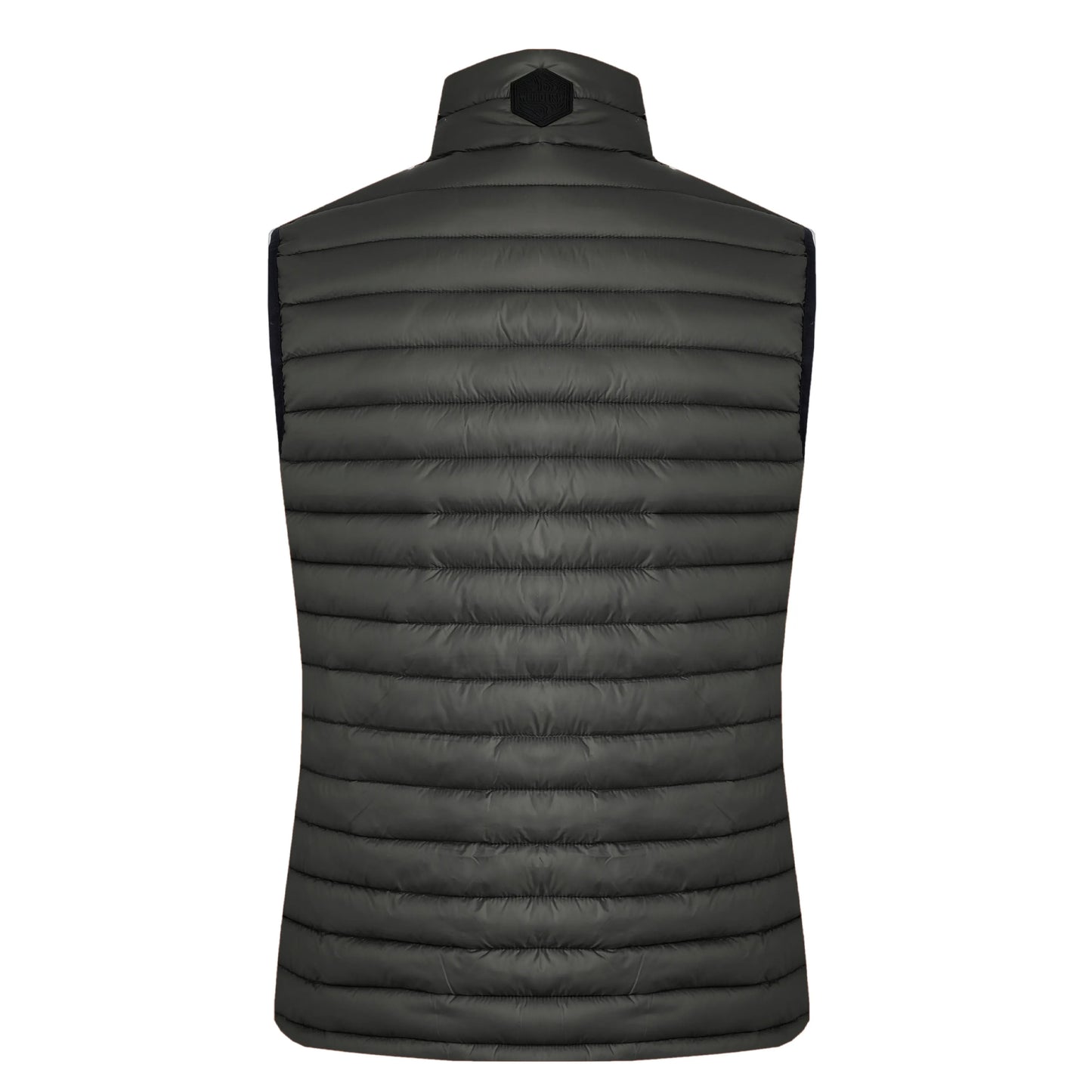 Anthracite - Back - Weird Fish Mens Langtree Waterproof Padded Gilet