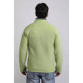 Tarragon - Lifestyle - Weird Fish Mens Newark Grid Eco Friendly Quarter Zip Fleece Top