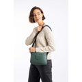 Army Green - Front - Weird Fish Dion Plain Vegan Leather Crossbody Bag