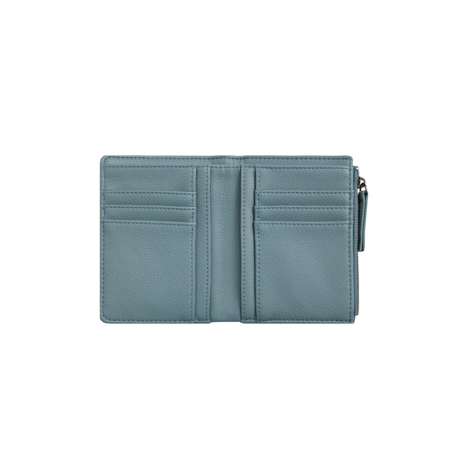 Mineral Blue - Lifestyle - Weird Fish Tabytha Plain Vegan Leather Coin Purse