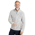 Ecru - Side - Weird Fish Mens Transom Zip Macaroni Eco Friendly Jacket