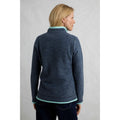 Rich Navy - Lifestyle - Weird Fish Womens-Ladies Beye Grid Eco Friendly Quarter Zip Fleece Top