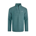 Mineral Blue - Front - Weird Fish Mens Cruiser Macaroni Quarter Zip Pullover