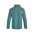 Mineral Blue - Back - Weird Fish Mens Cruiser Macaroni Quarter Zip Pullover