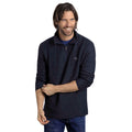 Navy - Side - Weird Fish Mens Cruiser Macaroni Quarter Zip Pullover