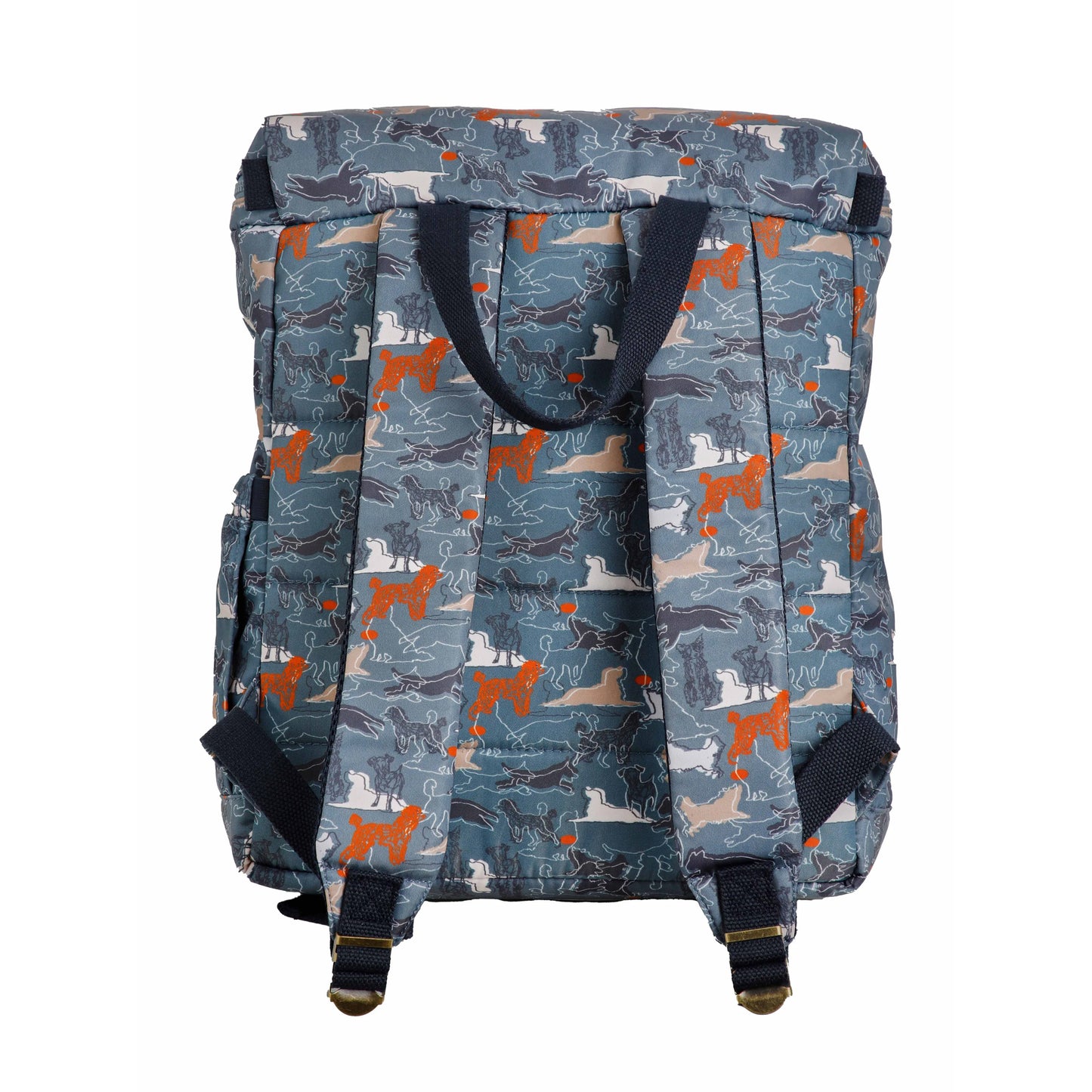 Blue Mirage - Back - Weird Fish Nahla Printed Nylon Backpack